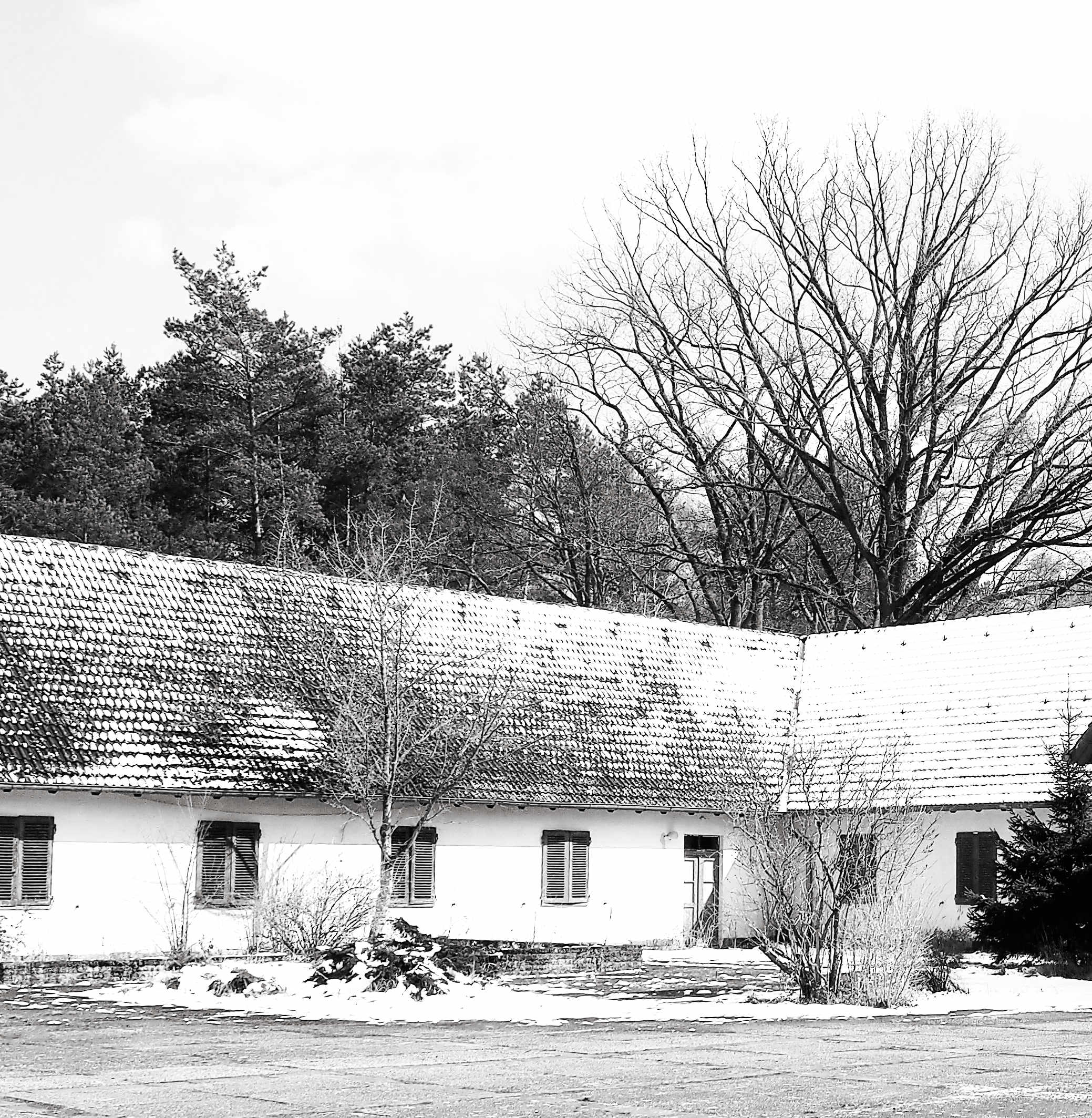 Bogensee Ein Seitenflügel der Villa Bogensee